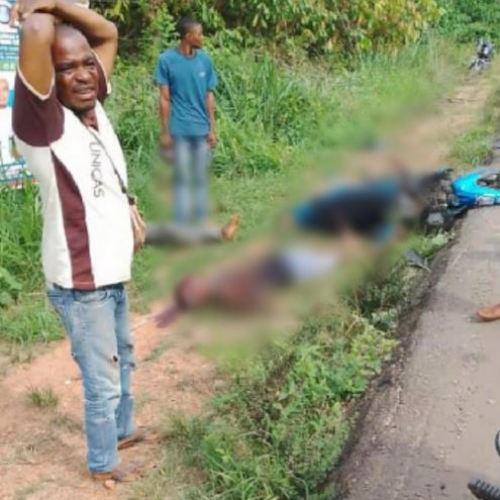 Two Young Men K!lled As Stray Cow Runs Out Of Bush And Crashes Into Motorcycle In Ondo
