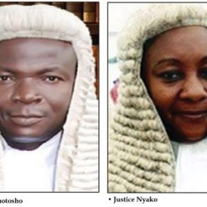 • Justice Omotosho and • Justice Nyako 477x340 1
