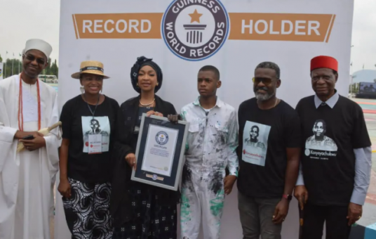 You are currently viewing Tinubu Hails 15-year-old Record-Breaking Autistic Painter
