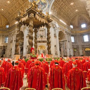 Cardinals St Peters Basilica mass selection pope March 12 2013