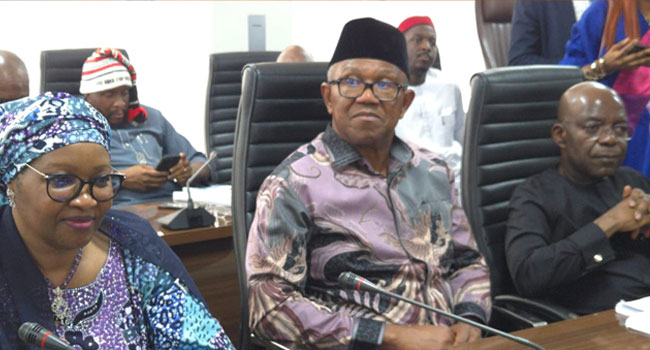 You are currently viewing Obi, Otti Lead LP Members To INEC HQ, Want Usman Recognised As Chair