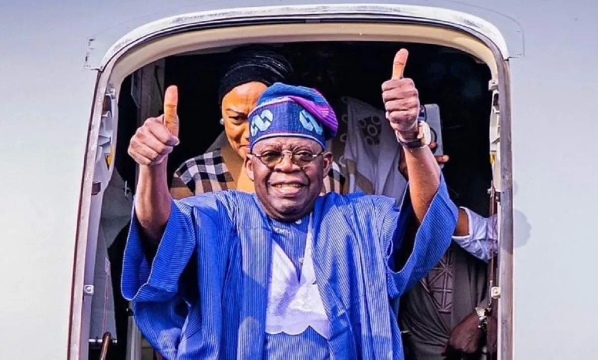 You are currently viewing Tinubu Returns To Abuja After Nearly Three Weeks In Europe