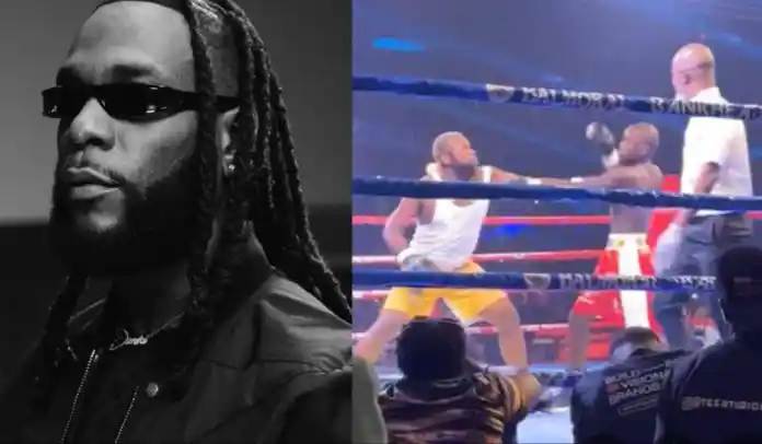 You are currently viewing Burna Boy Gifts Portable N20 Million After He Defeated Speed Darlington In Boxing Match