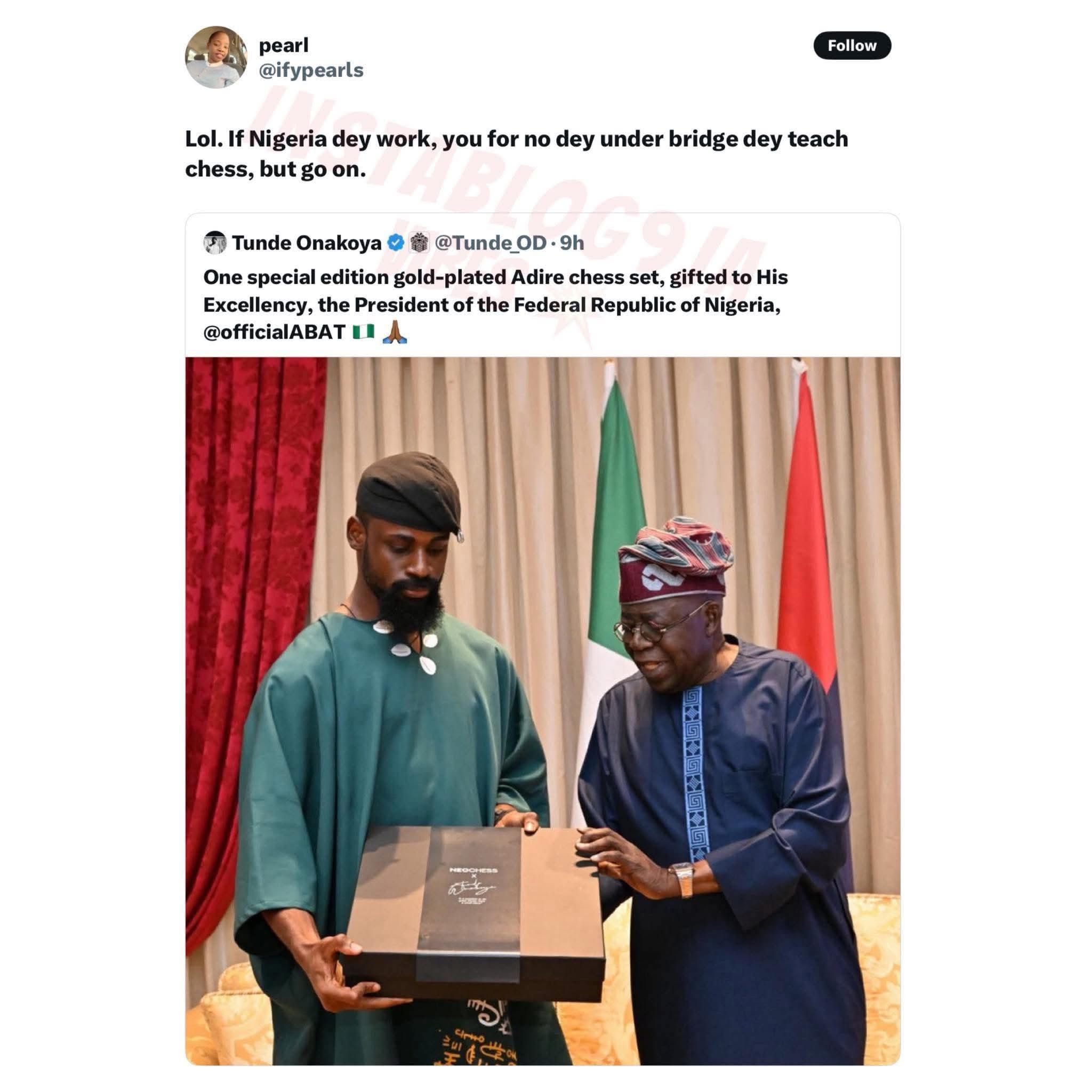 You are currently viewing Why I Visited President Tinubu – Tunde Onakoya, Chess World Record Holder