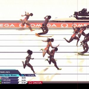 Diamond League Photo Finish Tobi Amusan