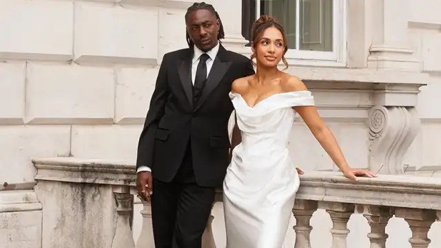 You are currently viewing Eberechi Eze Has ‘Hat-trick Of Weddings’ As Crystal Palace Star Ties Knot With Naima Corbin In Gothic Mansion To Complete Trio Of Celebration Days That Spanned Over Three Years