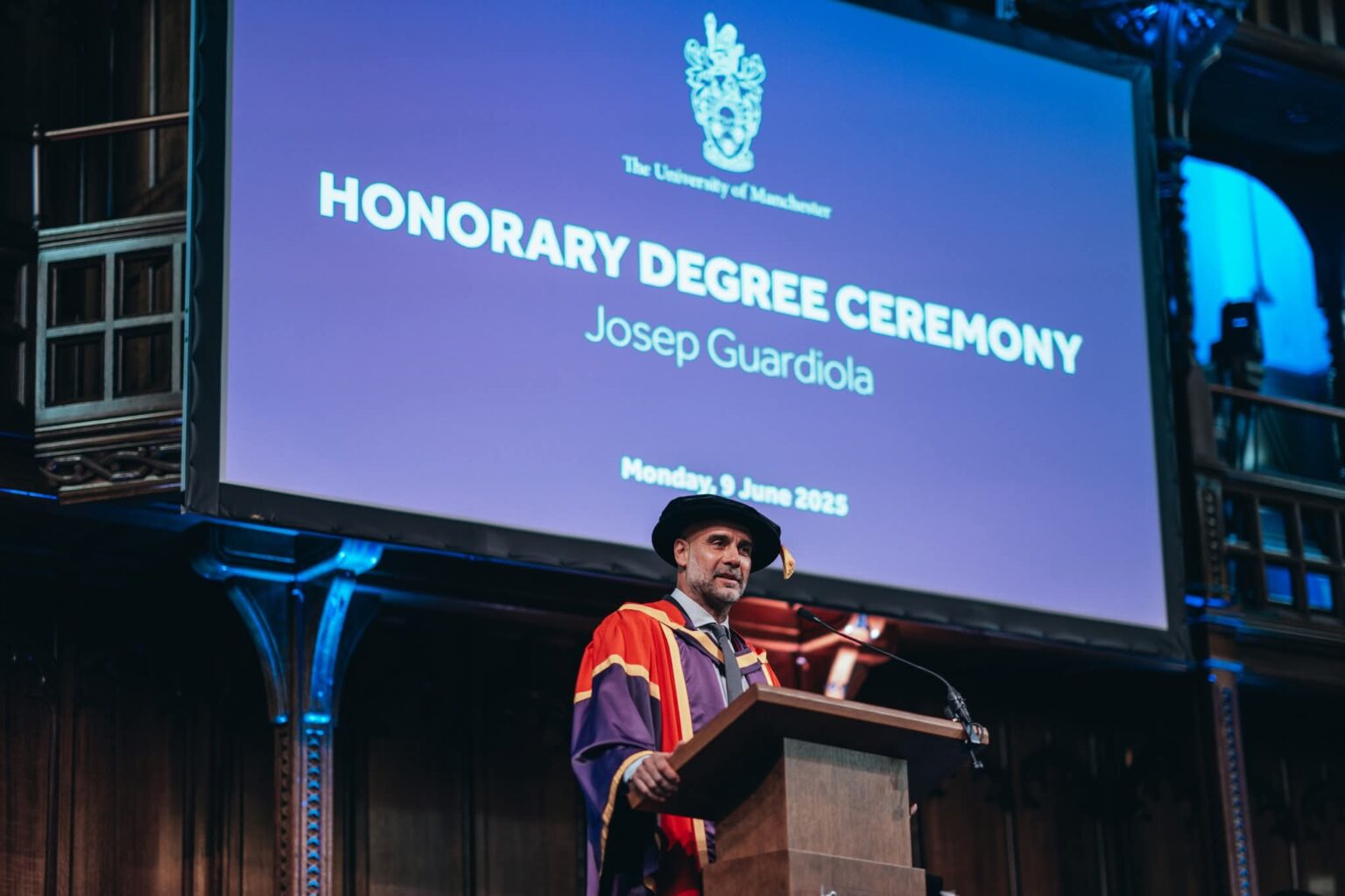 You are currently viewing Guardiola Bags Honorary Doctorate Degree From University Of Manchester