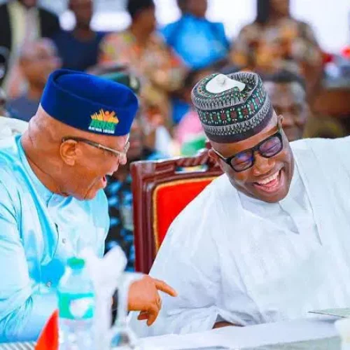 Defection: Development Can Only Come From APC – Akpabio Welcomes Gov Eno