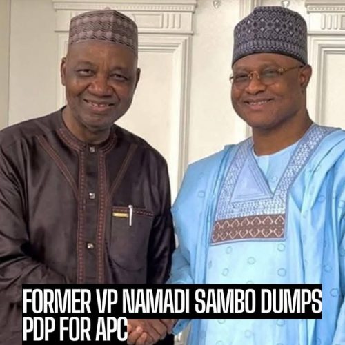 Read more about the article Namadi Sambo, Former Vice President, Leaves PDP For APC