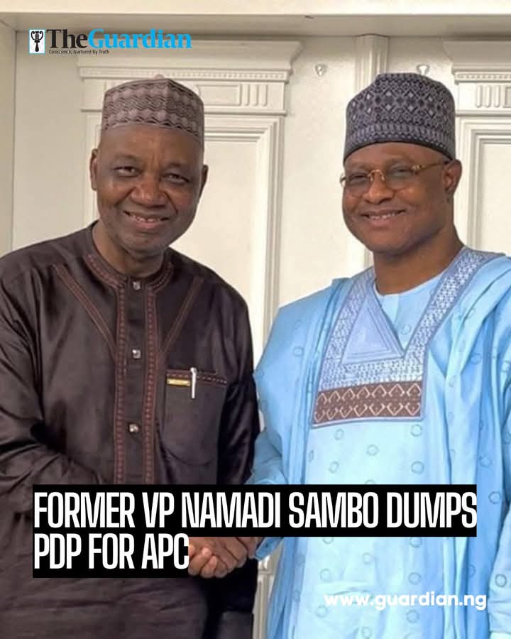 You are currently viewing Namadi Sambo, Former Vice President, Leaves PDP For APC
