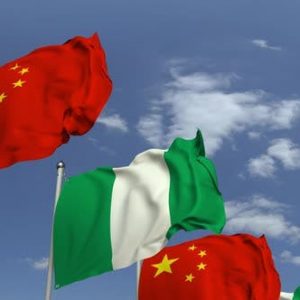 Nigeria and china map