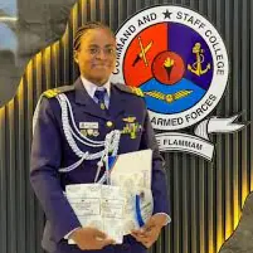 Nigeria’s First Female Fighter Pilot Wins Top Awards In Ghana