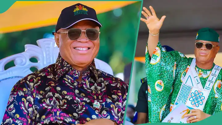 You are currently viewing Commissioners Resign As Akwa Ibom Gov, Eno, Defects To APC