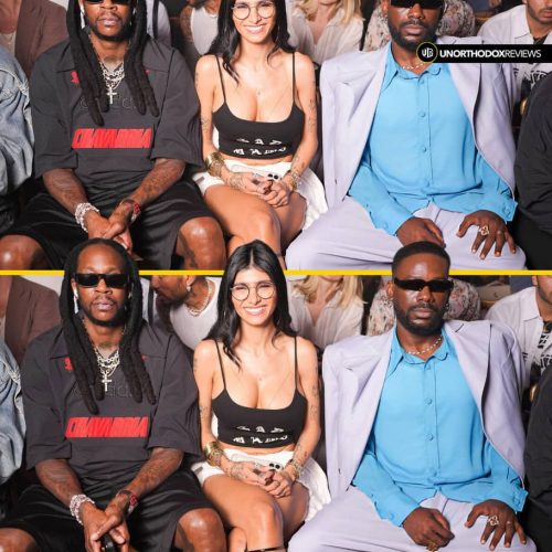 Read more about the article Adekunle Gold Spotted With Mia Khalifa, 2 Chainz at Paris Fashion Week 2025.