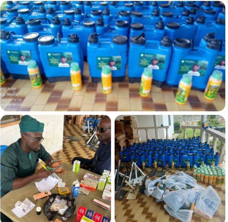You are currently viewing Over 100 Farmers Empowered, Other Ileoluji/Okeigbo Residents Benefit From Free medical Outreach Of Akin Akintayo Foundation