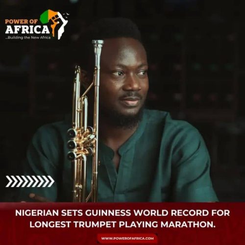 Read more about the article Nigerian Trumpeter Breaks Guinness  World Record