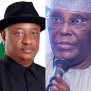 Minister of Aviation and Aerospace Development Festus Keyamo has faulted former Vice President Atiku Abubakar for using Nigerias Coat of Arms on his personal and political correspondence