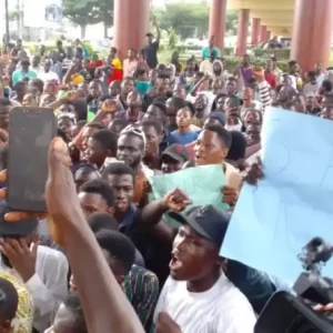POLY IBADAN STUDENTS PROTEST