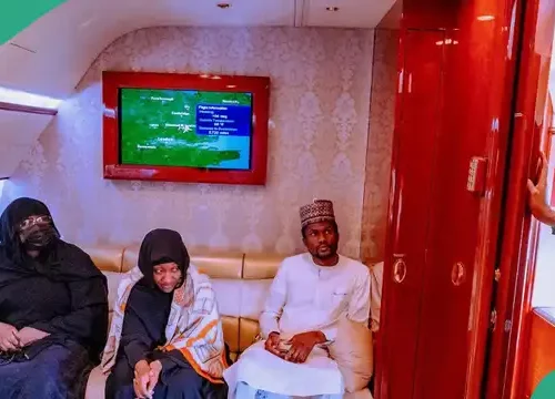 Read more about the article Buhari’s Death: Rare Photos Show Inside The Jet That Brought Ex-President’s Body To Nigeria