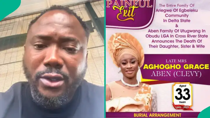 You are currently viewing “She Helped Me Out”: Heartbroken Man Weeps As He Mourns Wife, Shares Plans