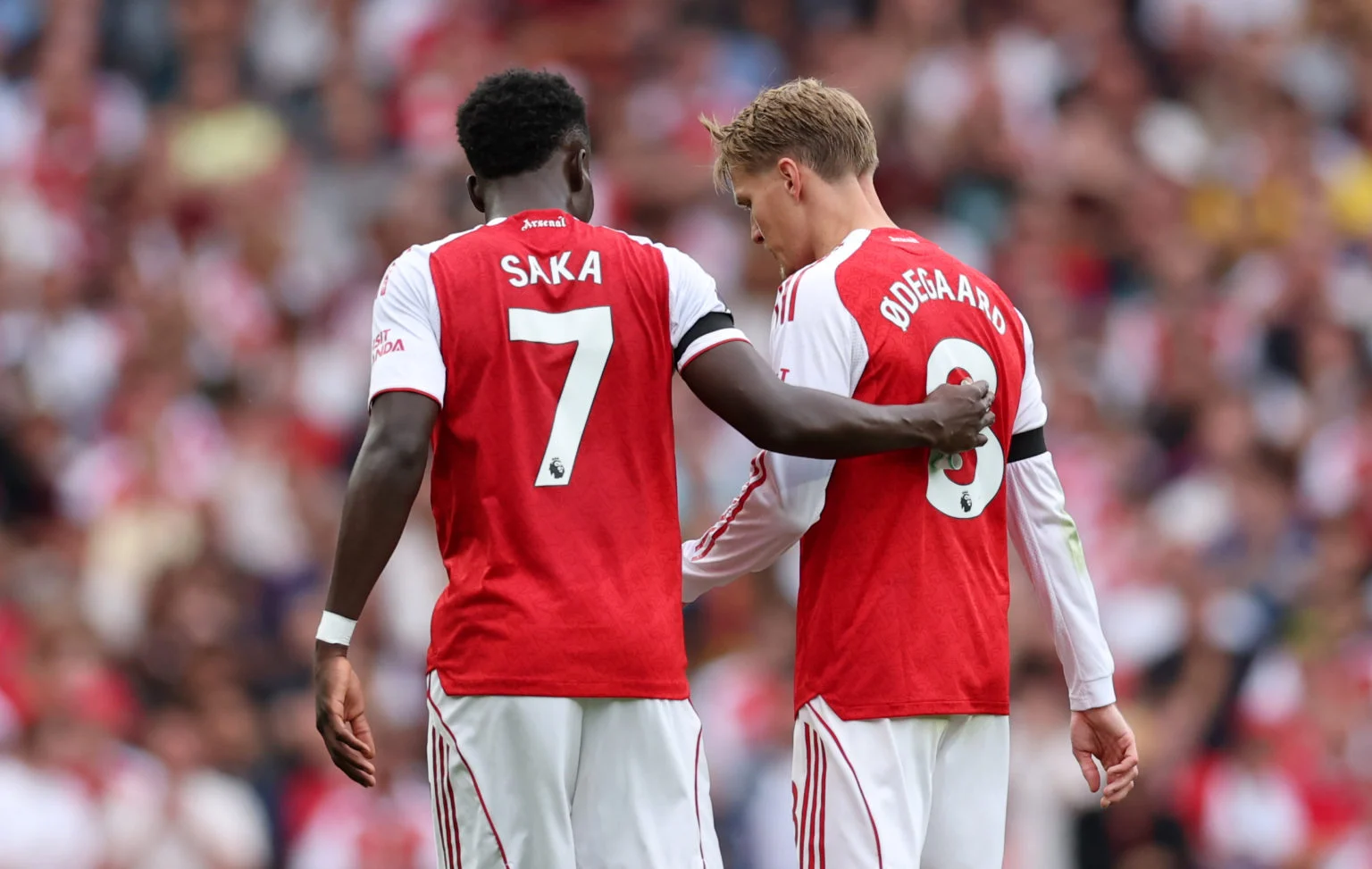 You are currently viewing Bukayo Saka Injury Not as Bad as First Feared in Boost for Arsenal