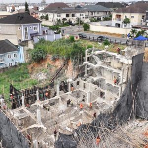 Illegal construction at Magodo estate