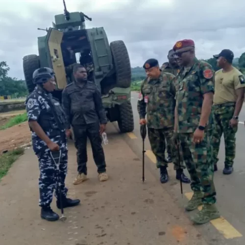 Joint Security Heads Visit Personel On Special Operations Across Imo
