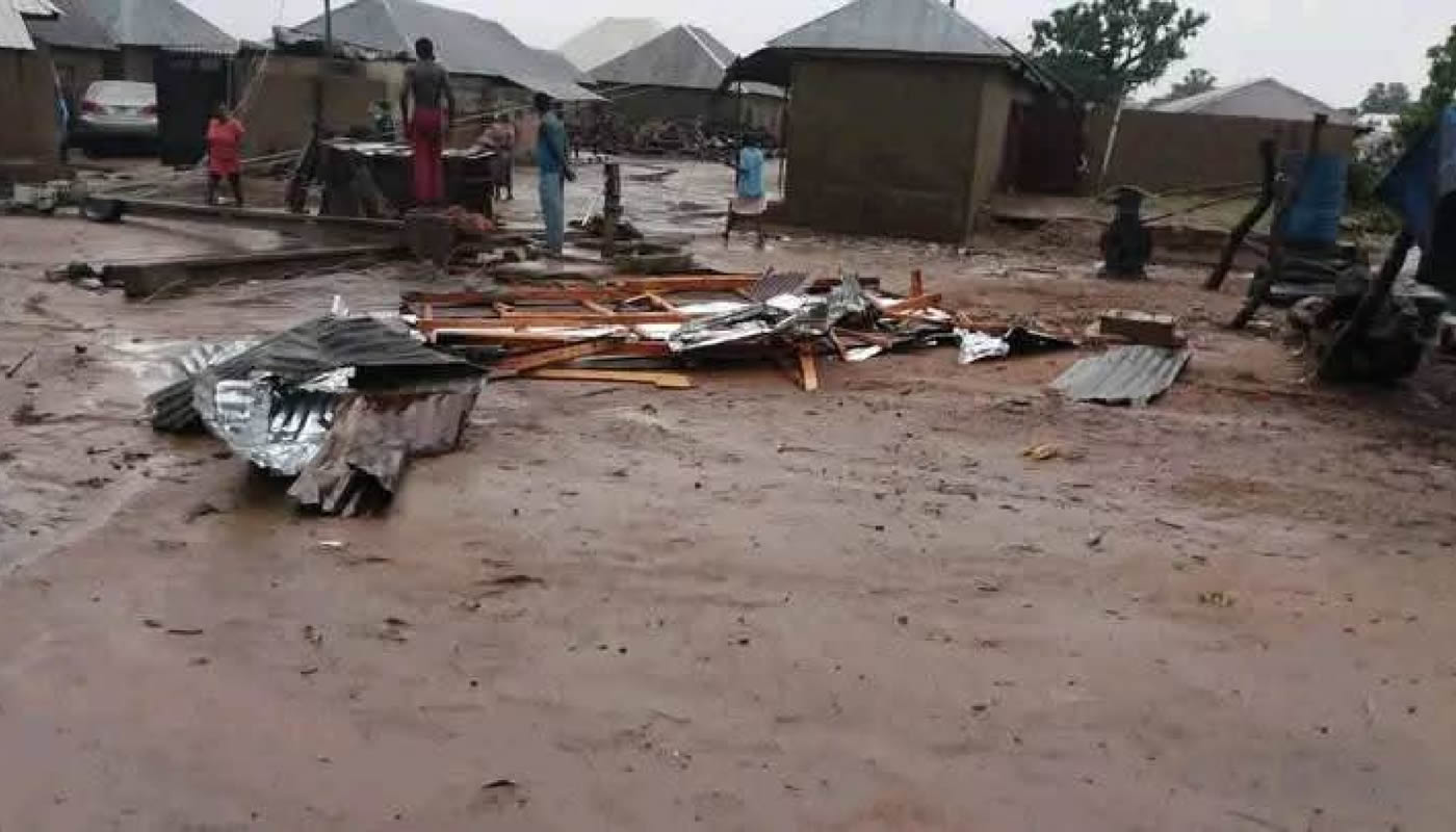 You are currently viewing Plateau Rainstorm Destroys Houses, LG Secretariat Gate