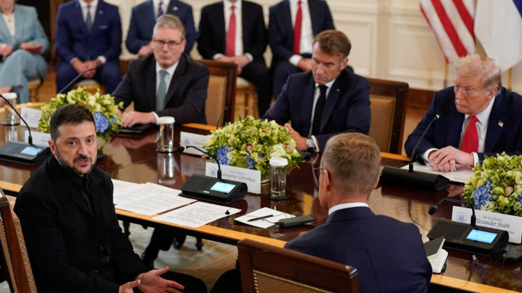 You are currently viewing Zelensky Says He’s Ready For Putin Talks As Europe Welcomes Trump’s Security Guarantees