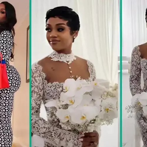 Lady Shares Observation as She Compares Chioma’s 2022 and Recent Wedding Looks: “Who Noticed It?”