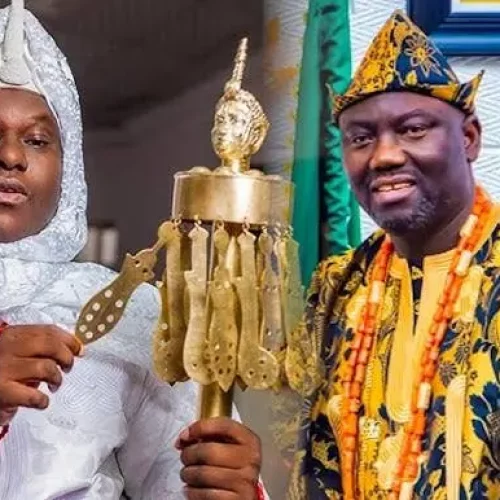 ‘Empty Threat’: Ooni Taunts Alaafin Over Ultimatum, Describes Monarch As Comedian