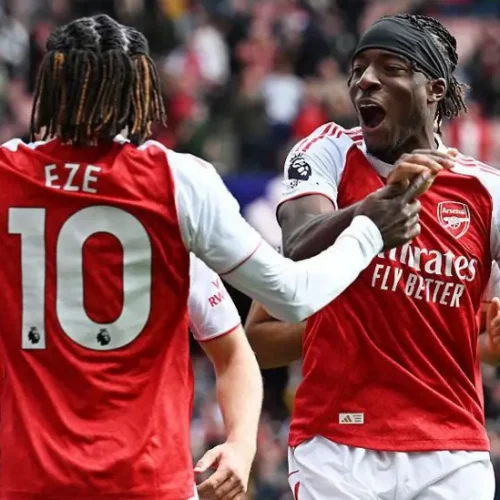 Read more about the article Arsenal’s ‘Scary Show of Strength’ as Madueke Shines