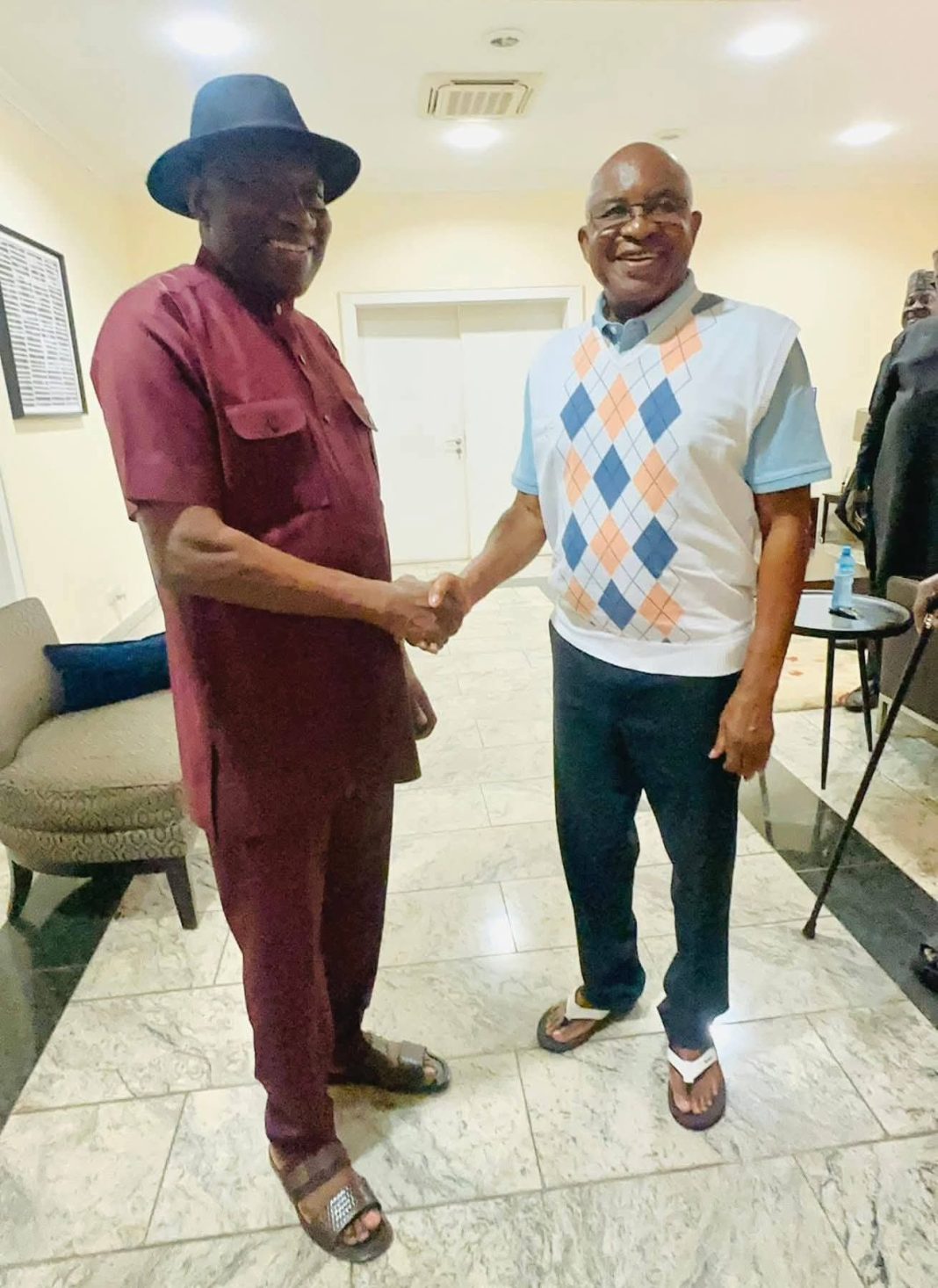 You are currently viewing 2027: Goodluck Jonathan Meets ADC Chairman, David Mark