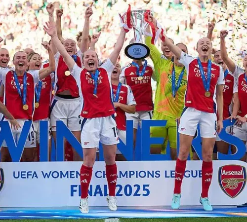 Read more about the article Arsenal to Meet Eight-time Winners Lyon in Champions League