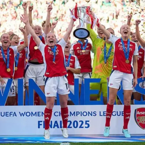 Arsenal to Meet Eight-time Winners Lyon in Champions League
