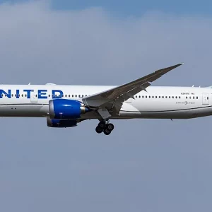 A United Airlines plane