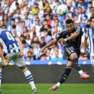 AFP 20250913 74E36N4 v1 MidRes FblEspLigaRealSociedadRealMadrid