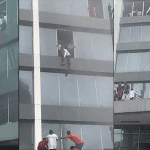 “I Soaked My Tie in Water to Breathe” — Survivor Recounts Escape from Afriland Tower Fire