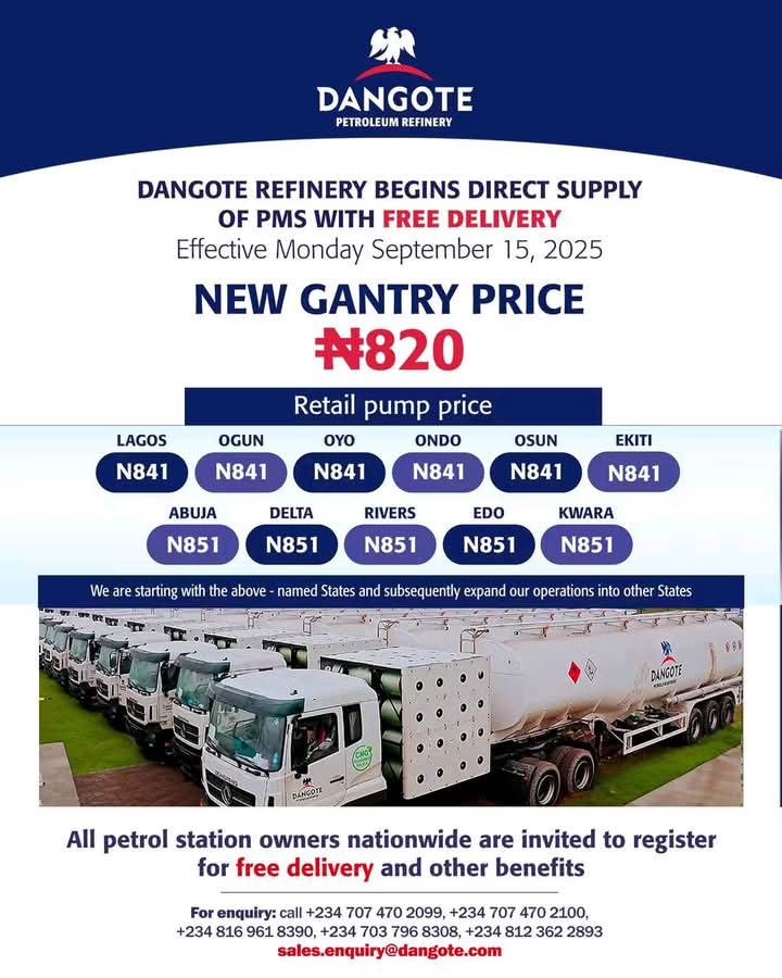 Dangote Price