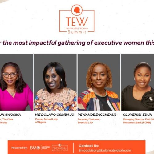 Read more about the article Bola Matel-Okoh, Dolapo Osinbajo, and Ibukun Awosika Set to Headline the Executive Woman Summit 2025 in Lagos