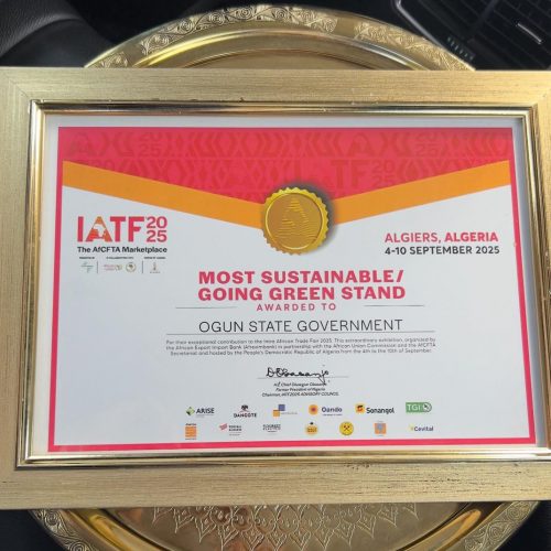 Read more about the article Ogun Wins Sustainability Award at IATF 2025, Algiers