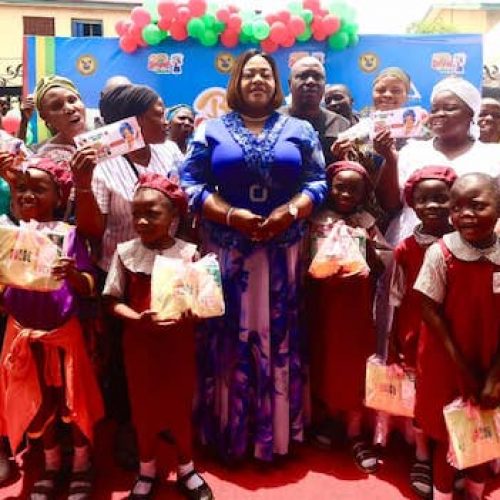 Lagos LCDA Boss Distributes School Materials, Financial Aid to Pupils