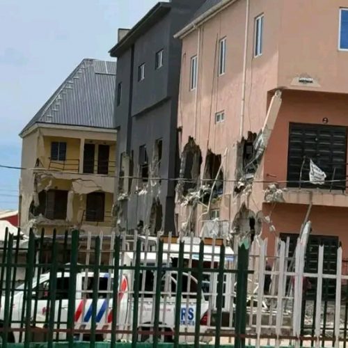 Heavy Security as Lagos Demolishes Over 19 Buildings at Trade Fair Complex
