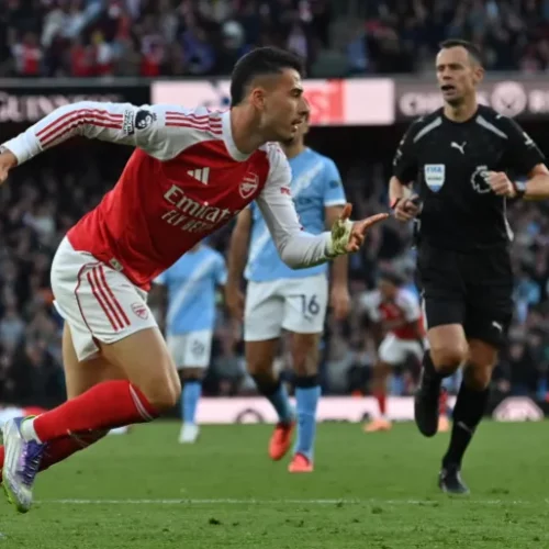 Read more about the article Arsenal 1-1 Man City: Gabriel Martinelli’s Moment of Artistry and Brilliance Shifts the Mood as the Gunners Escape Another Crushing Defeat – and Crucially Keep Title Rivals Liverpool in Sight