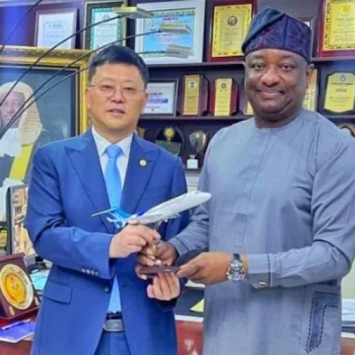 Keyamo, Chinese Aircraft Manufacturer Meet over Leasing Deal with Nigerian Airlines