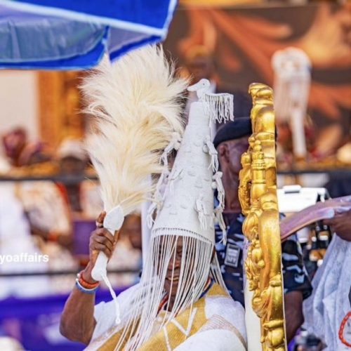 Tinubu Arrives at Olubadan Coronation