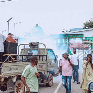 Senator Akpoti Uduaghans Supporters At National Assembly Gate