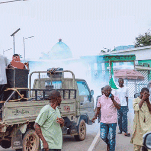 “Peaceful Welcome Turns Chaotic” — Security Disperses Senator Akpoti-Uduaghan’s Supporters at National Assembly Gate