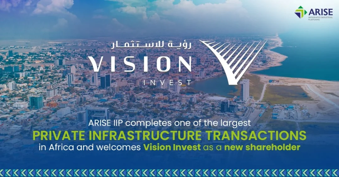 You are currently viewing ARISE IIP Completes One of the Largest Private Infrastructure Transactions in Africa and Welcomes Vision Invest as a New Shareholder