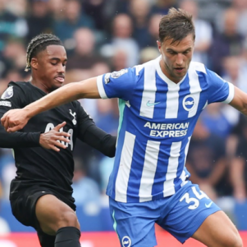 EPL: Tottenham Fight Back to Hold Brighton at Amex in 2-2 Draw